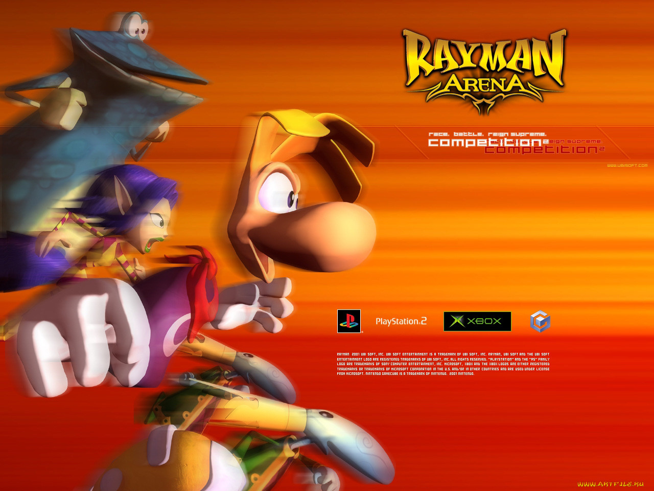 rayman, arena, , 